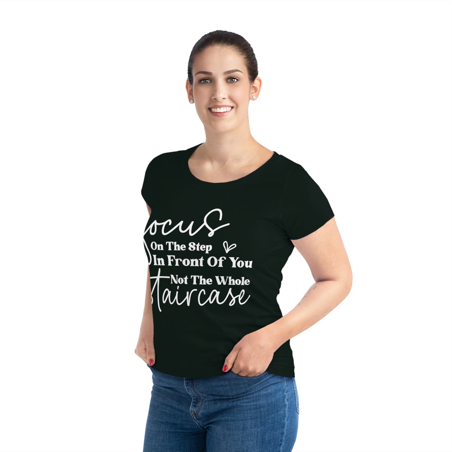 Every Challenge I Face, Women's Jazzer T-shirt (Dark), Printed