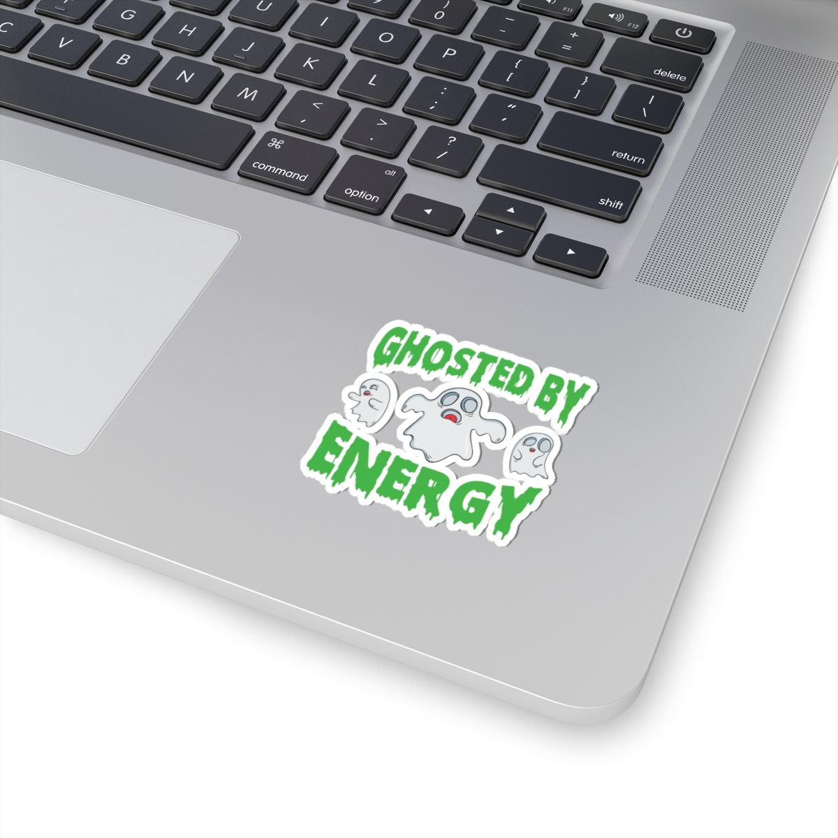 Ghosted by Energy with Spooky Ghosts, Sticker (In Color)