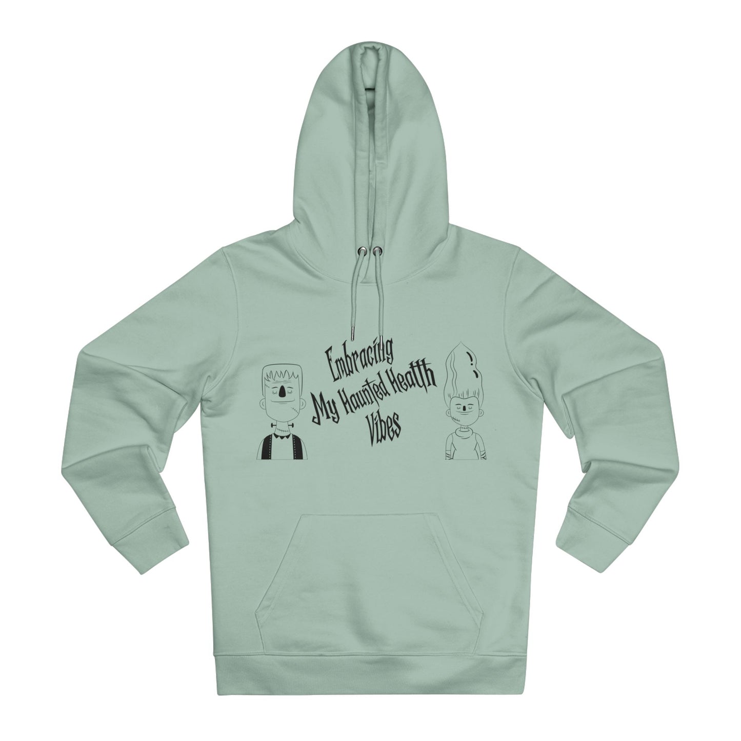 Embracing My Haunted Health Vibes in Pastel Aesthetic | Unisex Heavy Blend Organic Hoodie Sweatshirt
