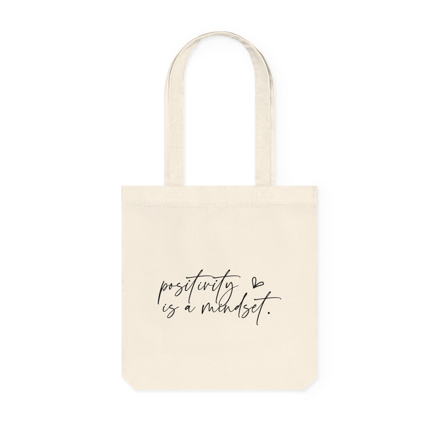 Happiness is a Mood, Organic Tote, Printed