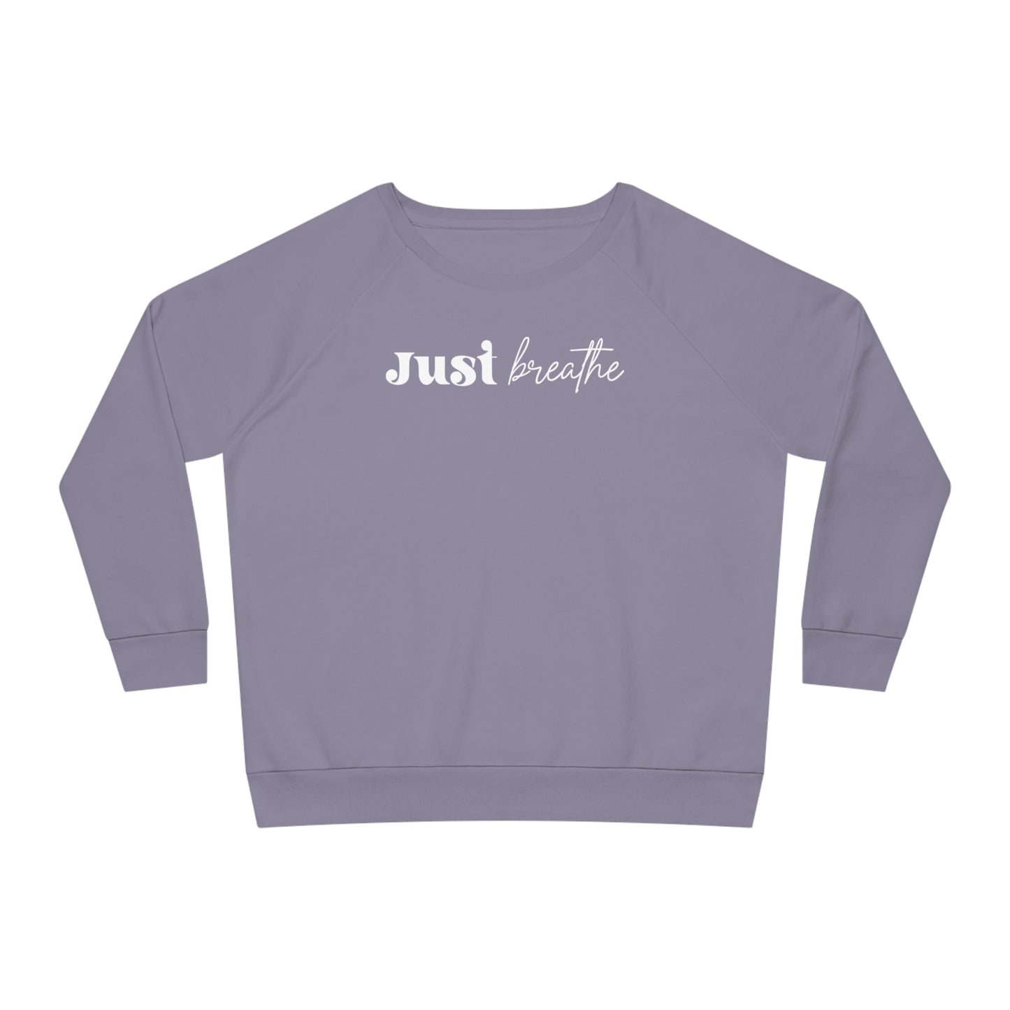 Just Breathe, Women's Dazzler Relaxed Organic Fit Sweatshirt, Printed