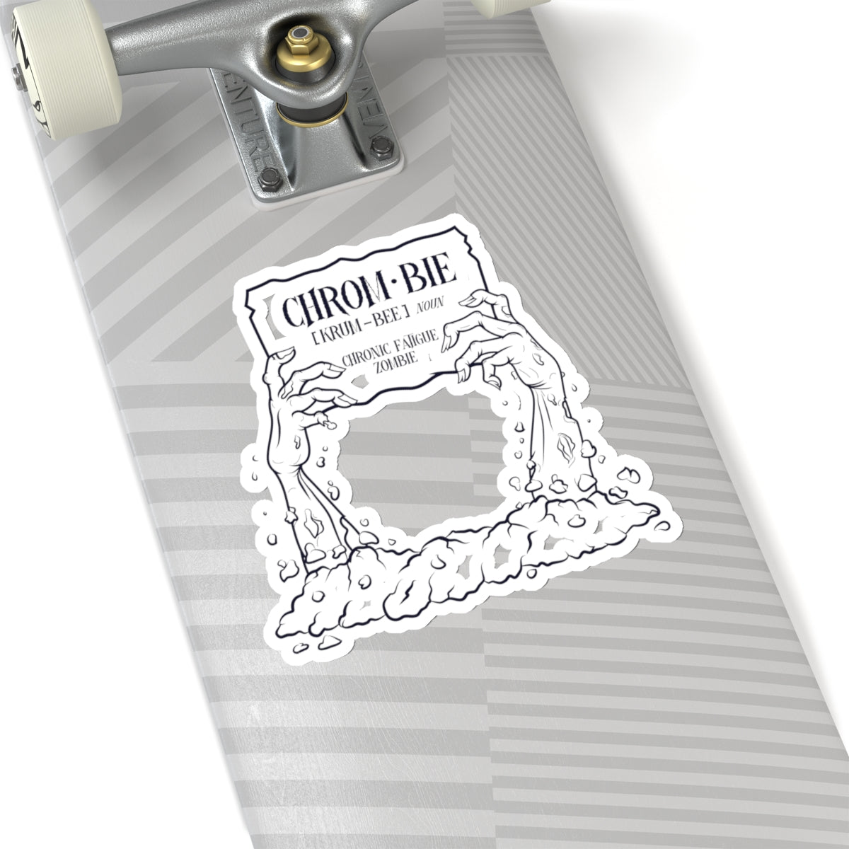 Chrombie, Sticker (Black)