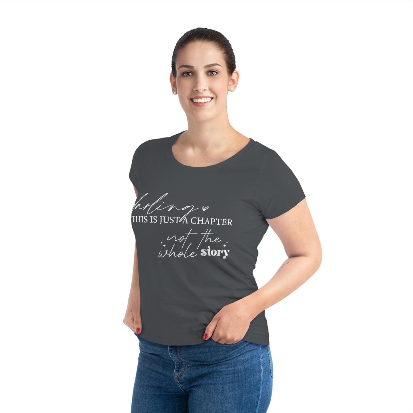 Darling This is Just a Chapter, Women's Jazzer T-shirt (Dark), Printed