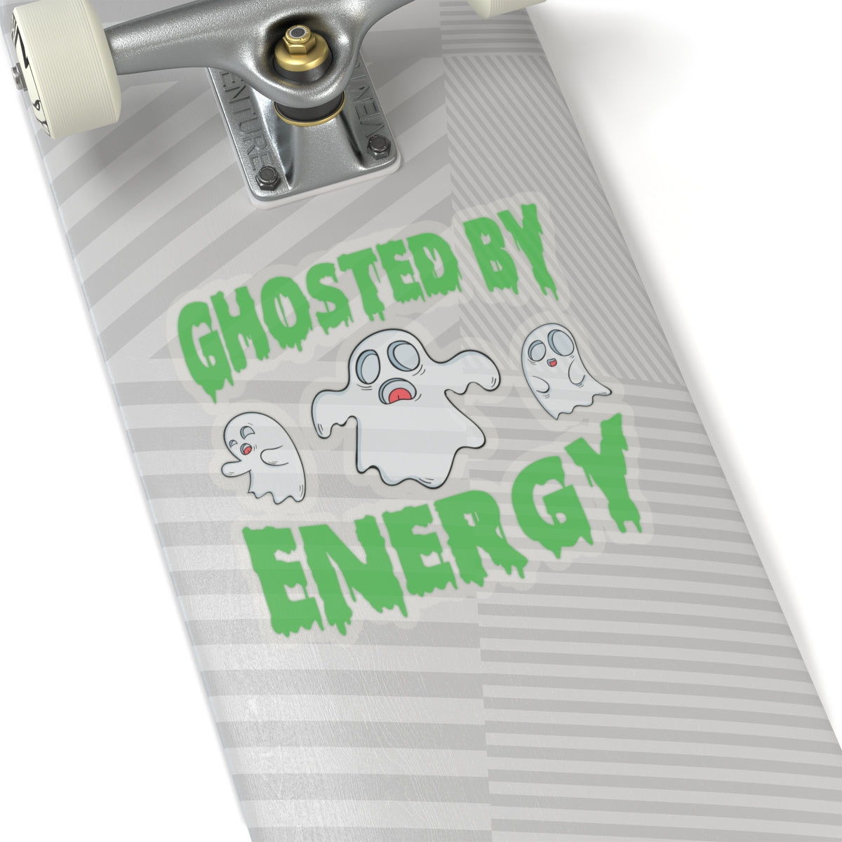 Ghosted by Energy with Spooky Ghosts, Sticker (In Color)