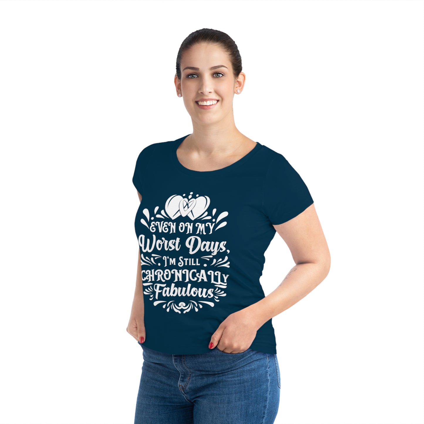 Even on My Worst Days, Women's Jazzer T-shirt (Dark), Printed
