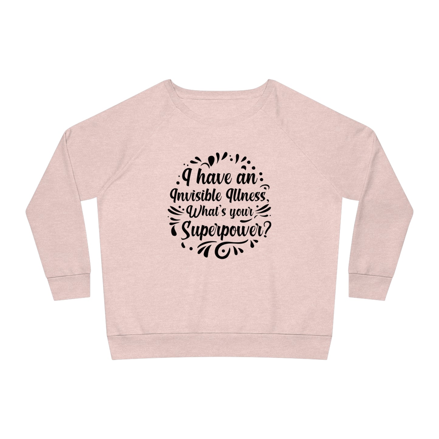 Ghosted by Energy with Spooky Ghosts, Women's Dazzler Relaxed Organic Fit Sweatshirt, Printed