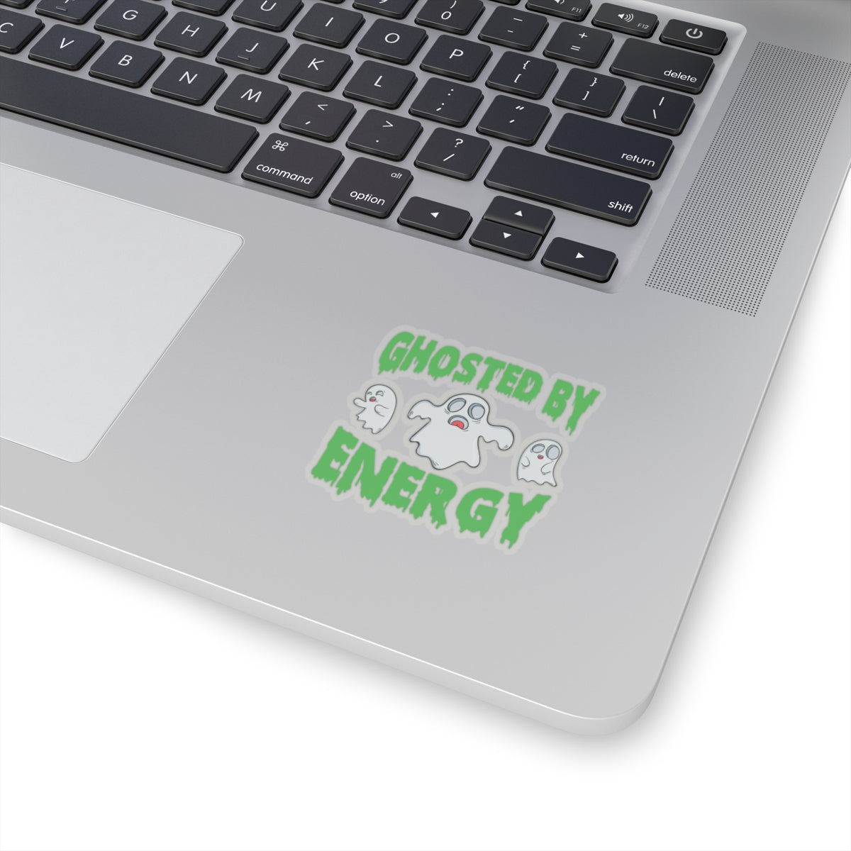 Ghosted by Energy with Spooky Ghosts, Sticker (In Color)
