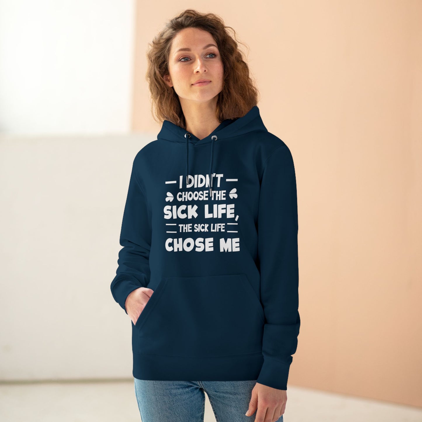 I Didn't Choose the Sick Life | Unisex Heavy Blend Organic Hoodie Sweatshirt