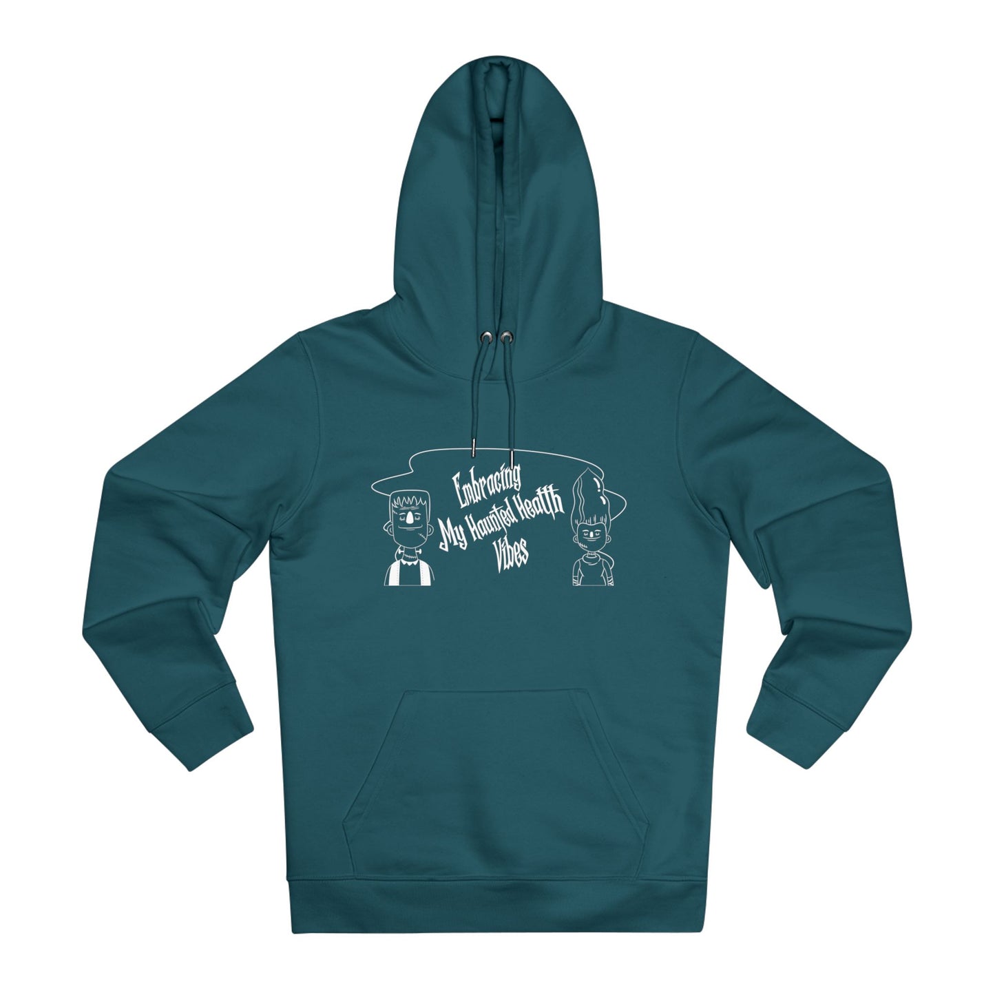 Embracing My Haunted Health Vibes | Unisex Heavy Blend Organic Hoodie Sweatshirt
