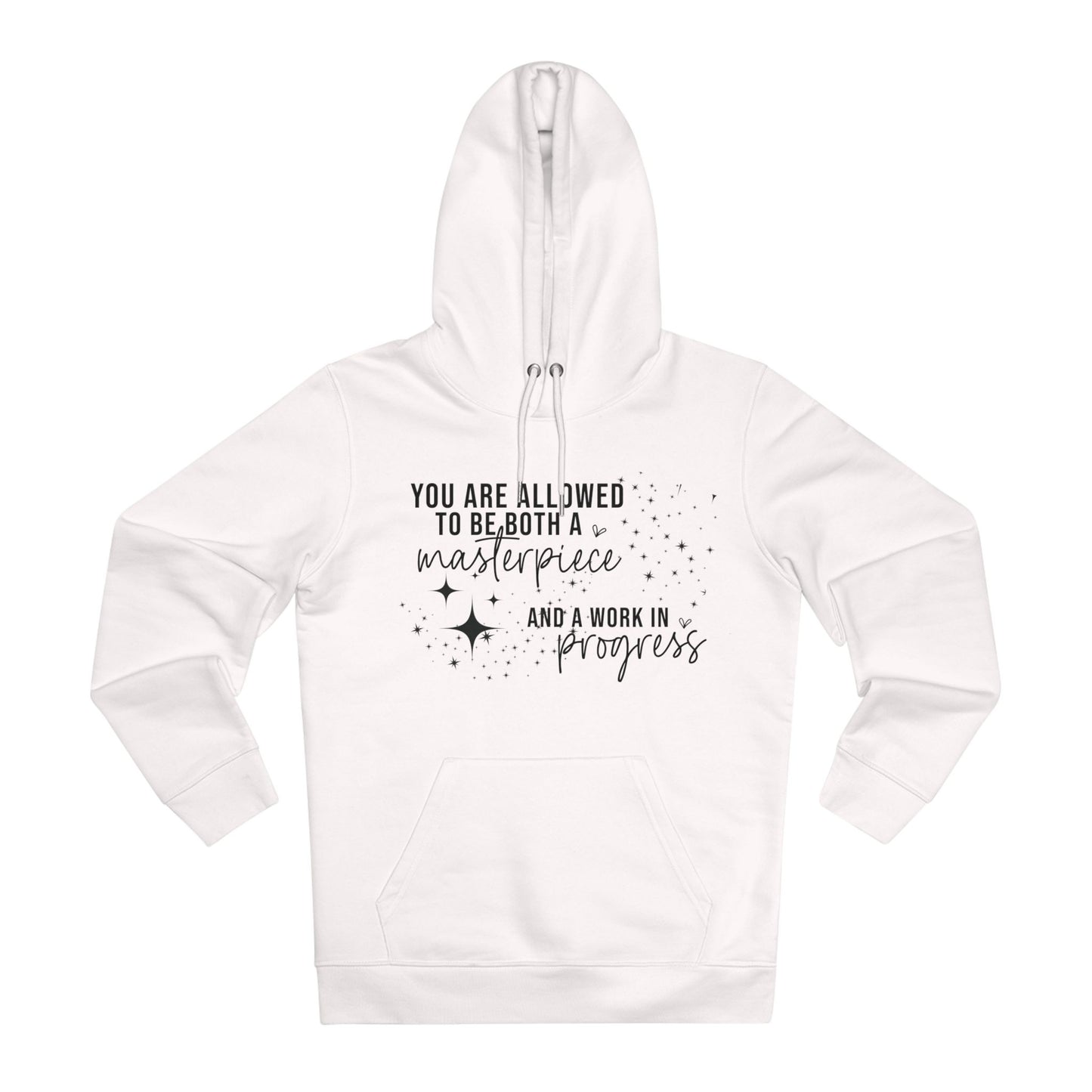 Masterpiece Work in Progress in Pastel Aesthetic | Unisex Heavy Blend Organic Hoodie Sweatshirt