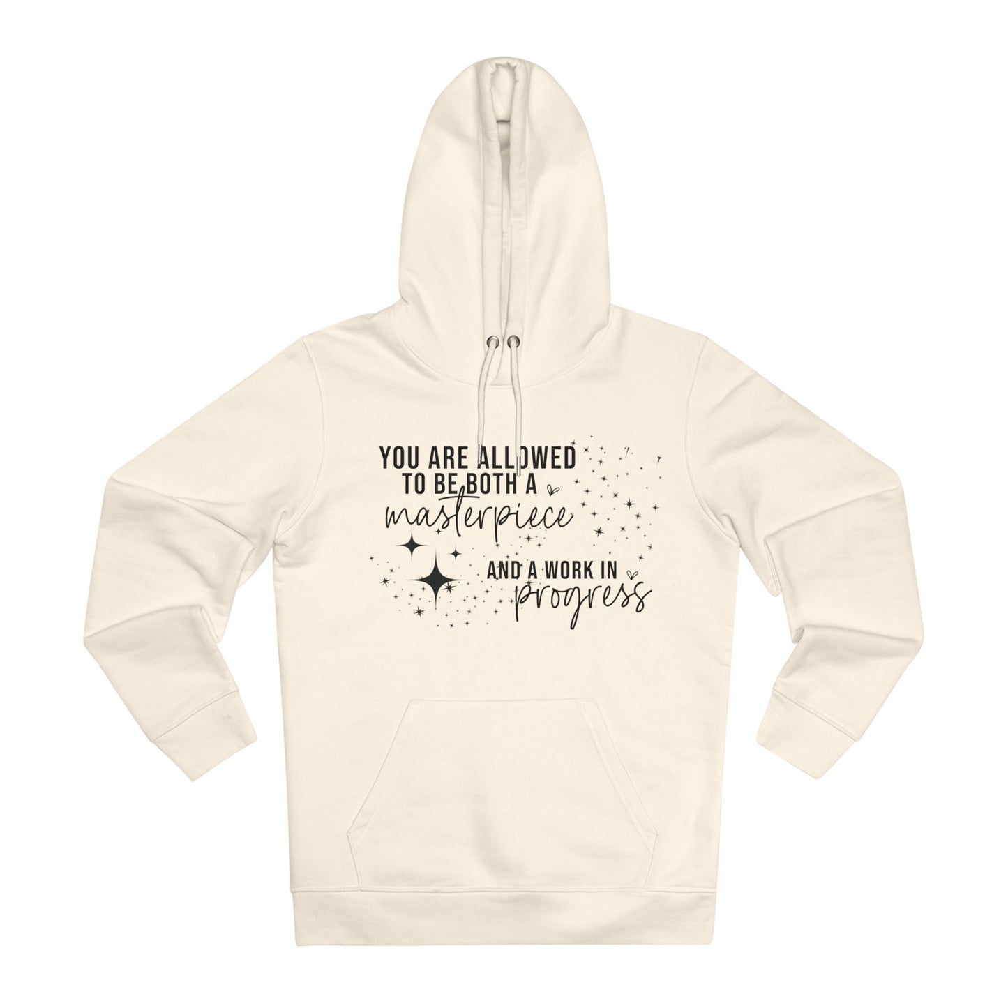 Masterpiece Work in Progress in Pastel Aesthetic | Unisex Heavy Blend Organic Hoodie Sweatshirt