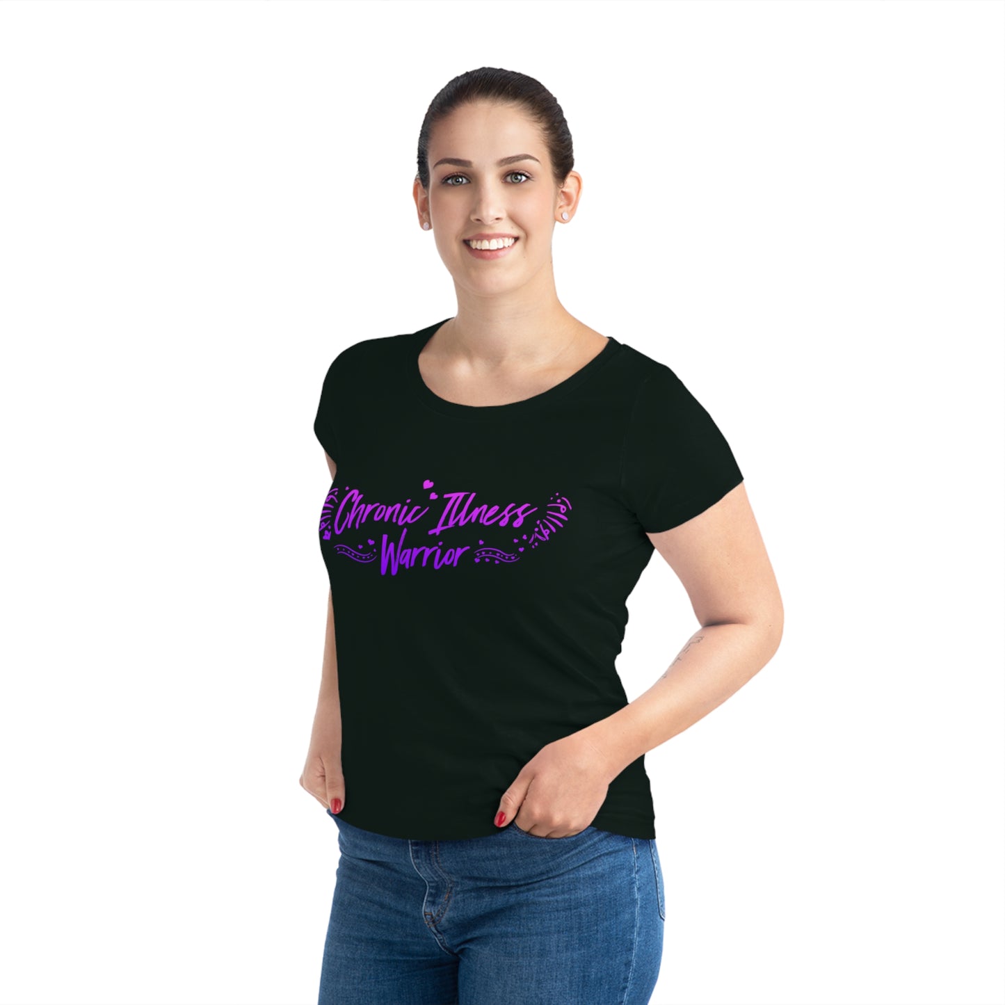 Chronic Illness Warrior, Women's Jazzer T-shirt (Light), Printed