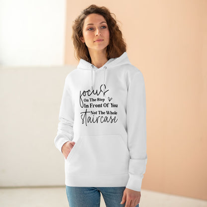 Focus On the Step in Front of You in Pastel Aesthetic | Unisex Heavy Blend Organic Hoodie Sweatshirt