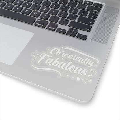 Chronically Fabulous, Sticker (White)