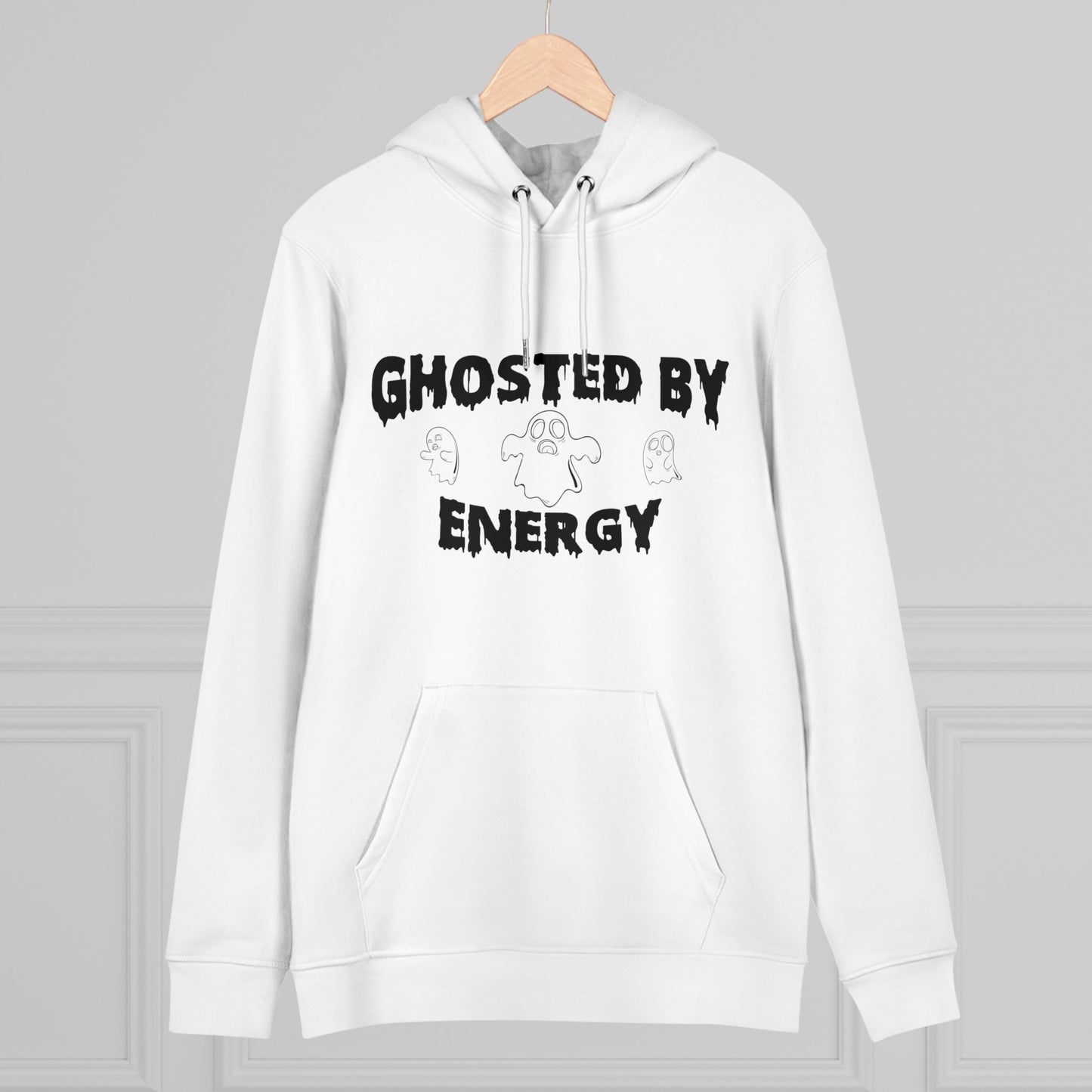 Ghosted by Energy with Spooky Ghosts in Pastel Aesthetic | Unisex Heavy Blend Organic Hoodie Sweatshirt