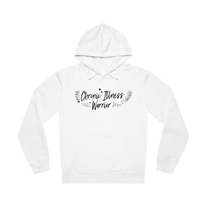 Chronic Illness Warrior, Unisex Organic Drummer Hoodie, Printed