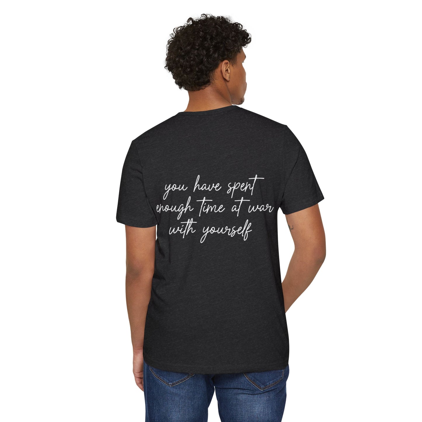 Just Breathe, Unisex Organic Cotton T-shirt, Printed