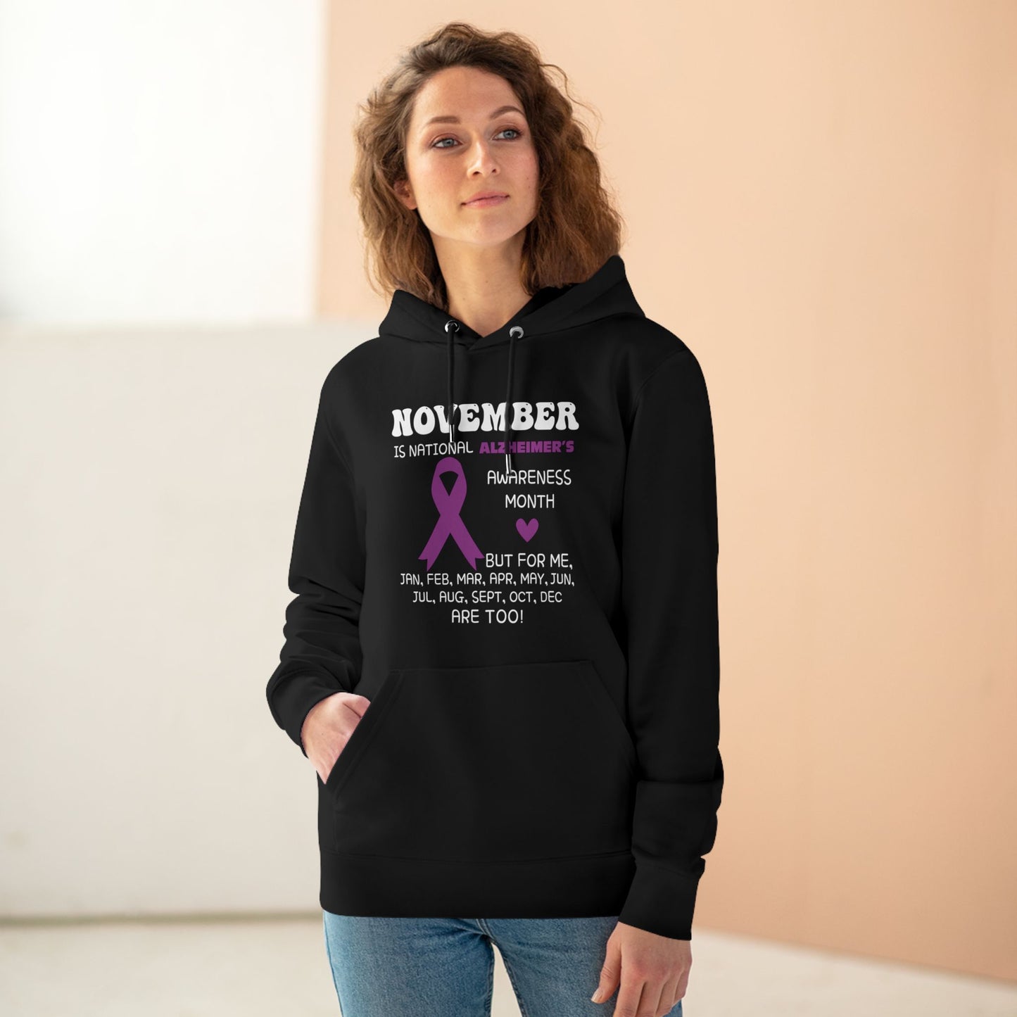 Awareness Month - Alzheimer's | Unisex Heavy Blend Organic Hoodie Sweatshirt