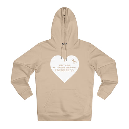 Awareness Heart - Mast Cell Activation Syndrome | Unisex Heavy Blend Organic Hoodie Sweatshirt