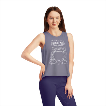 Chrombie, Women's Dancer Cropped Tank Top, Printed