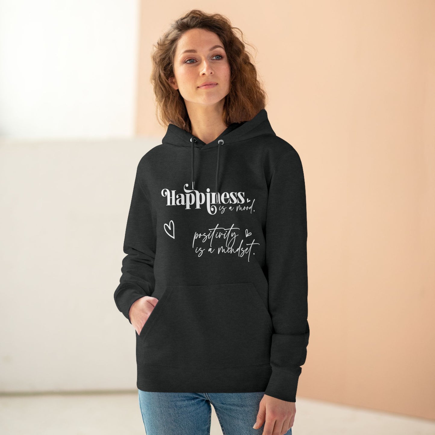 Happiness is a Mood | Unisex Heavy Blend Organic Hoodie Sweatshirt