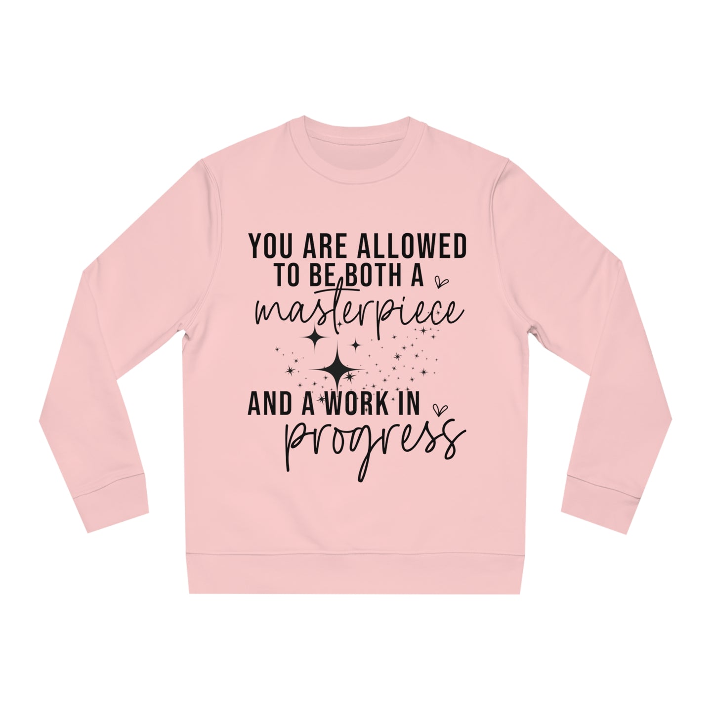 Masterpiece Work in Progress, Unisex Organic Sweatshirt, Printed