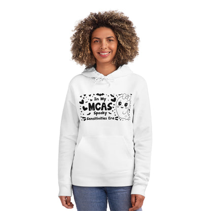 In My MCAS Spooky Sensitivities Era, Unisex Organic Drummer Hoodie, Printed