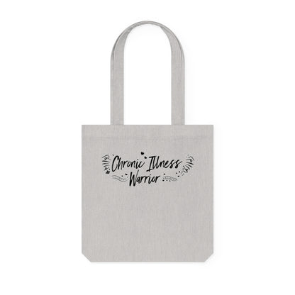 Chronic Illness Warrior, Organic Tote, Printed