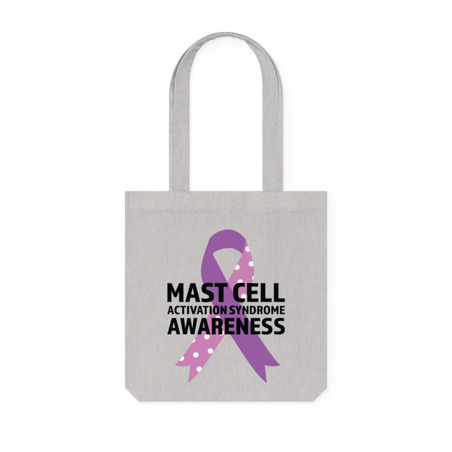 Awareness Ribbon - Mast Cell Activation Syndrome, Organic Tote, Printed