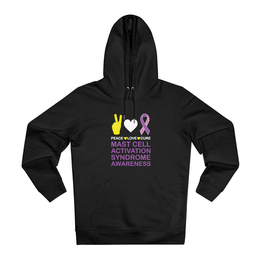 Peace Love Cure - Mast Cell Activation Syndrome | Unisex Heavy Blend Organic Hoodie Sweatshirt