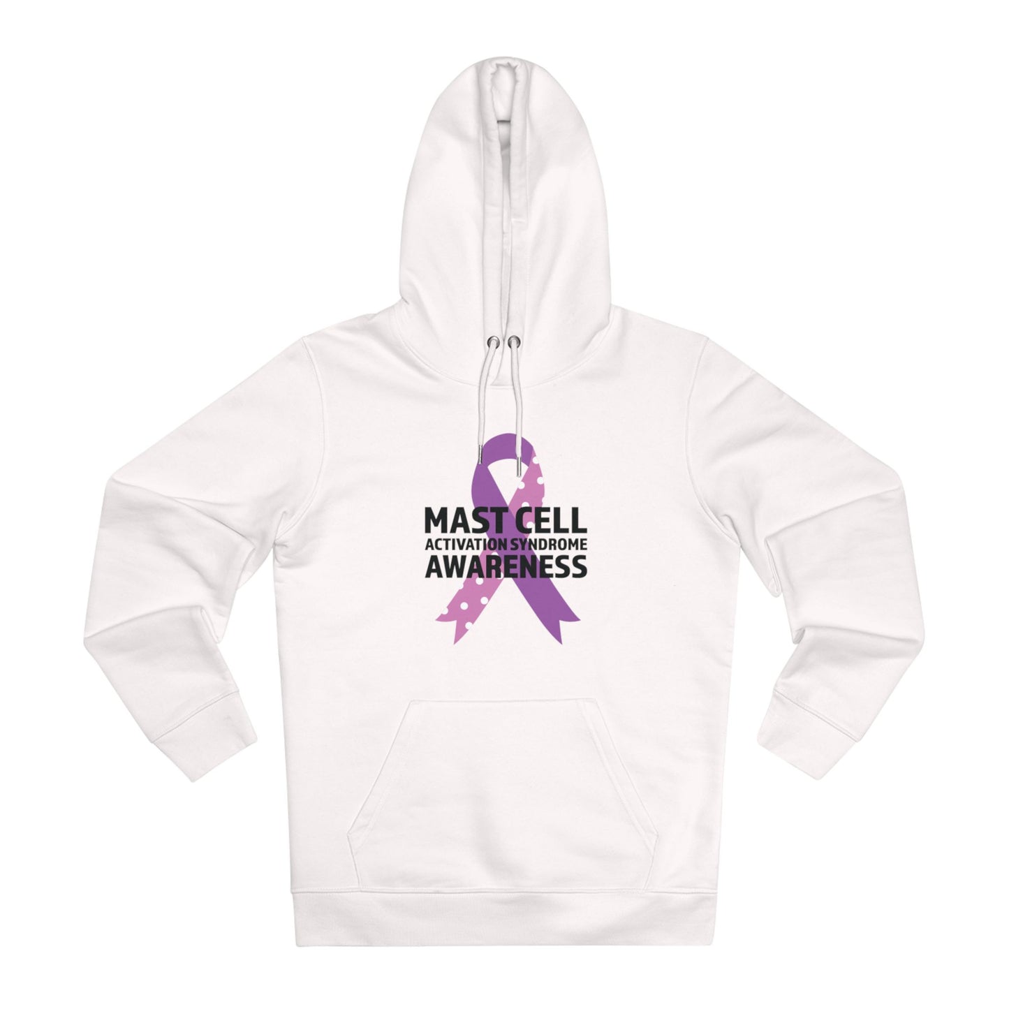 Awareness Ribbon - MCAS in Pastel Aesthetic | Unisex Heavy Blend Organic Hoodie Sweatshirt