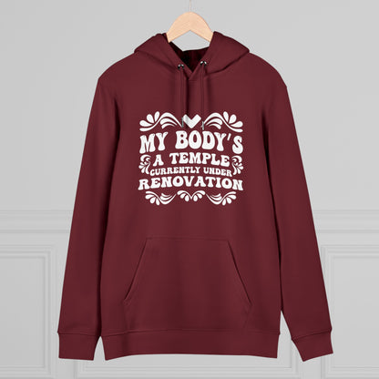 My Body's A Temple... | Unisex Heavy Blend Organic Hoodie Sweatshirt