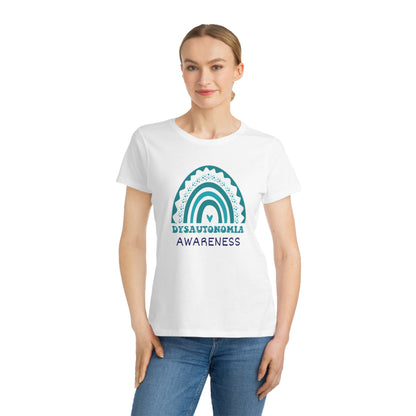 Dysautonomia Big Awareness Rainbow | Women's Lightweight, Organic Classic T-shirt