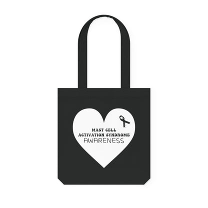 Awareness Heart - Mast Cell Activation Syndrome, Organic Tote, Printed