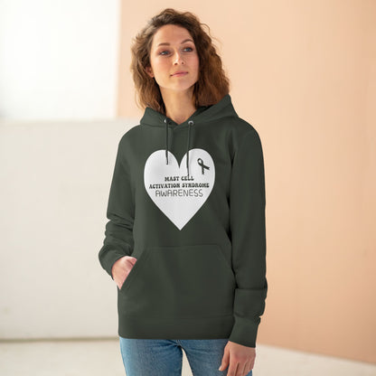 Awareness Heart - Mast Cell Activation Syndrome | Unisex Heavy Blend Organic Hoodie Sweatshirt