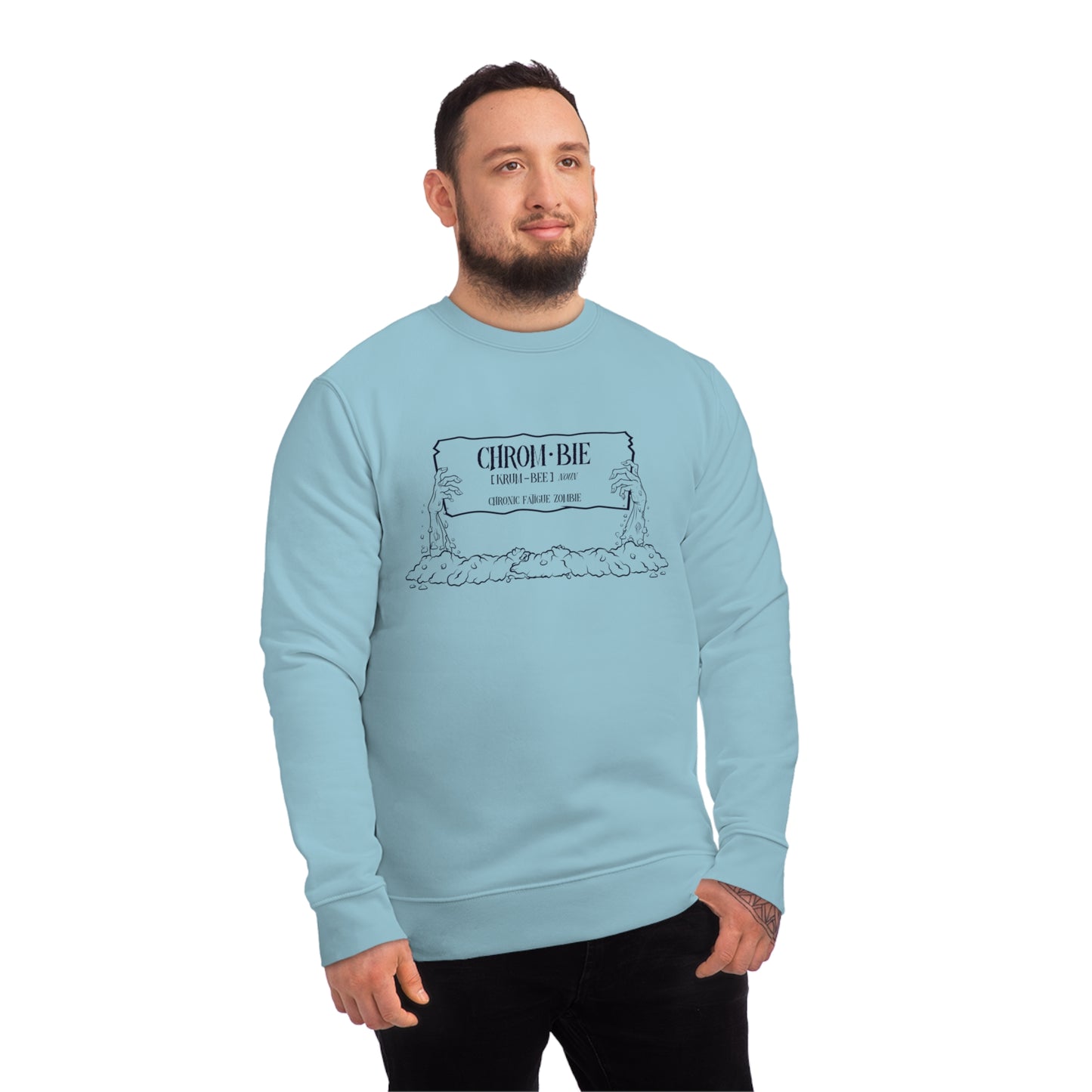 Chrombie, Unisex Organic Sweatshirt, Printed