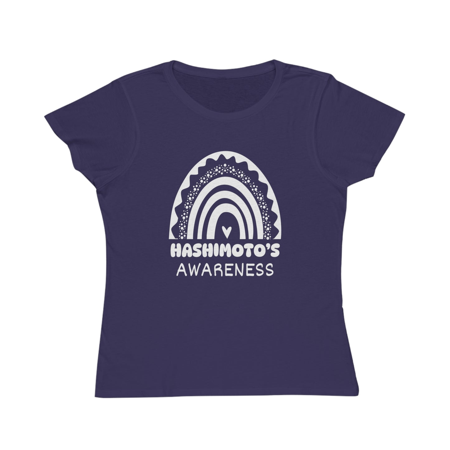 Hashimoto’s Big Awareness Rainbow | Women's Lightweight, Organic Classic T-shirt