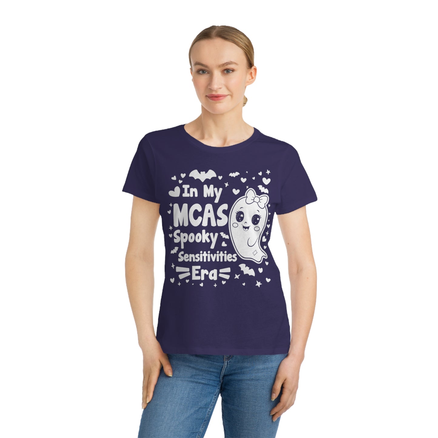 In My MCAS Spooky Sensitivities Era, Organic Women's Classic T-Shirt, Printed