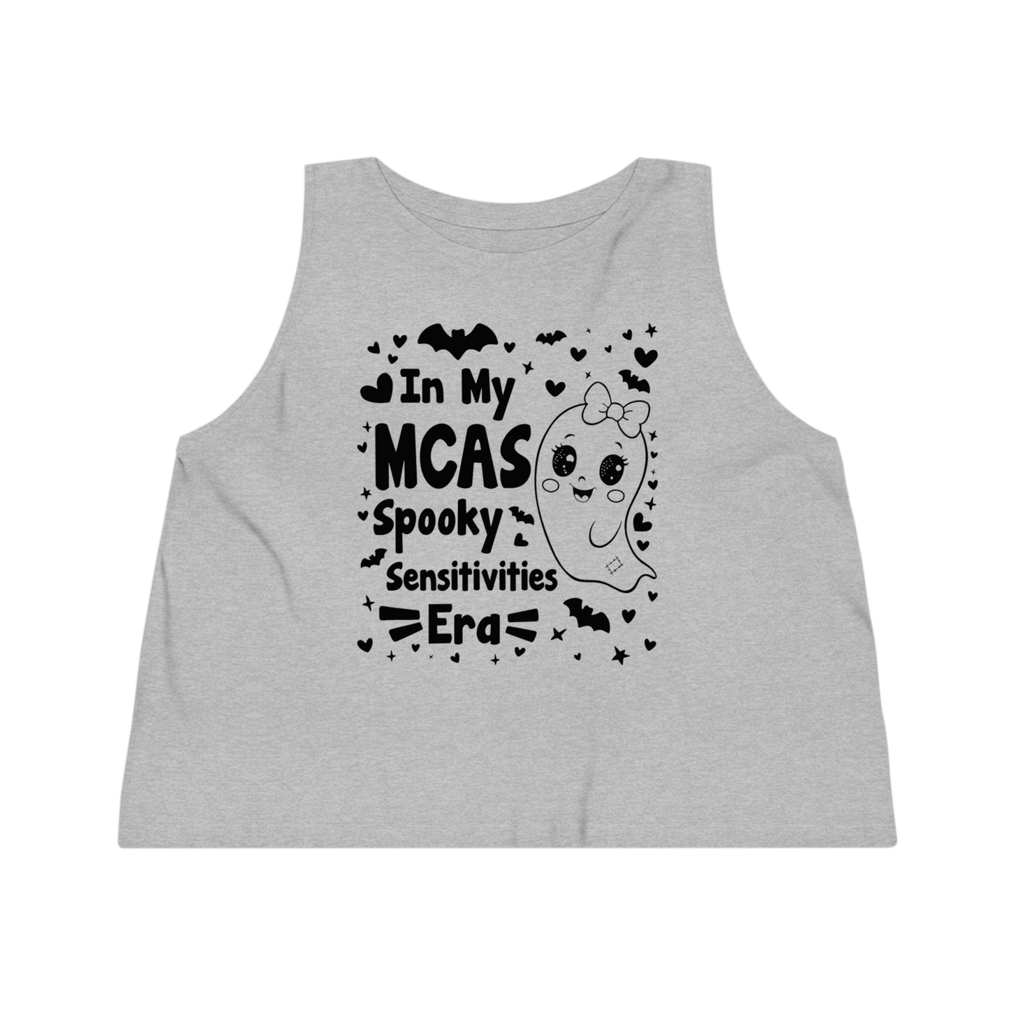 In My MCAS Spooky Sensitivities Era, Women's Dancer Cropped Tank Top, Printed