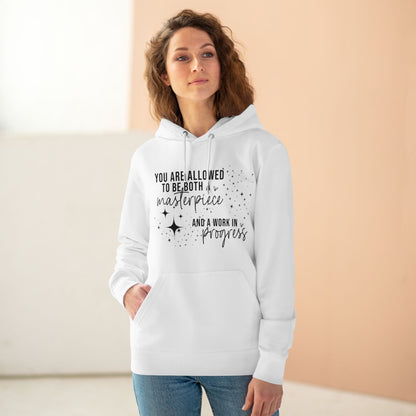 Masterpiece Work in Progress in Pastel Aesthetic | Unisex Heavy Blend Organic Hoodie Sweatshirt