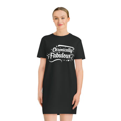 Chronically Fabulous, Women's Spinner T-Shirt Dress, Printed