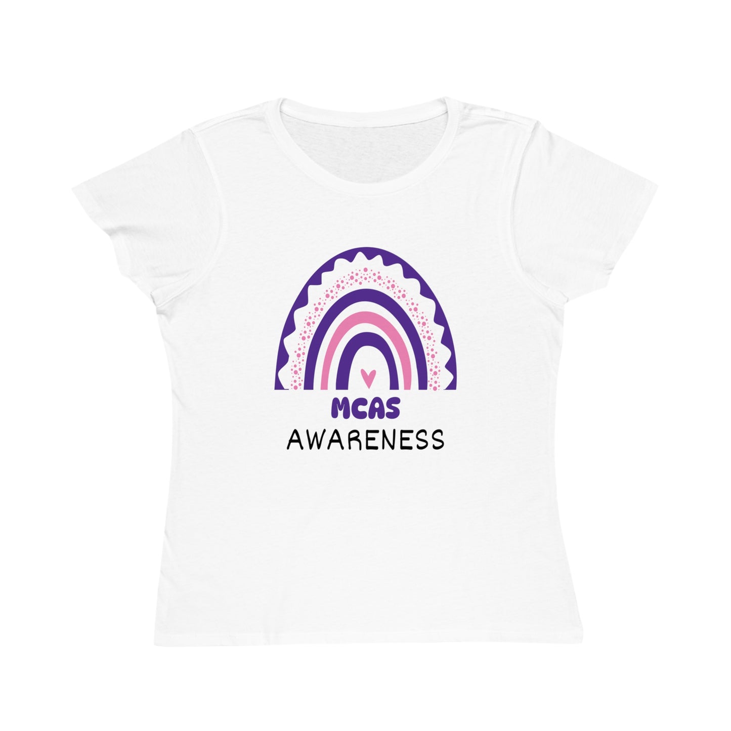 MCAS Big Awareness Rainbow | Women's Lightweight, Organic Classic T-shirt