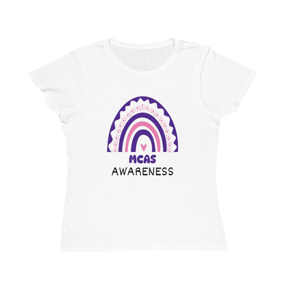 MCAS Big Awareness Rainbow | Women's Lightweight, Organic Classic T-shirt