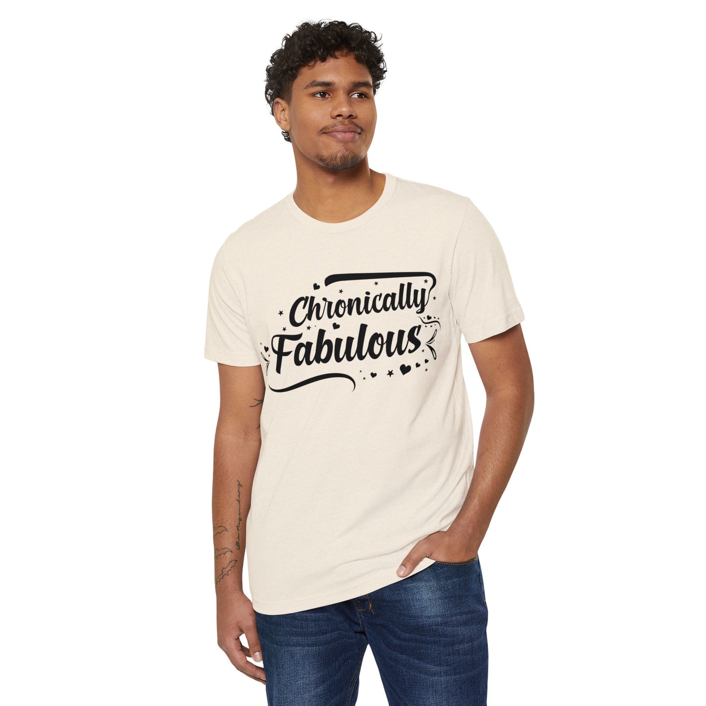 Chronically Fabulous, Unisex Organic Cotton T-shirt, Printed