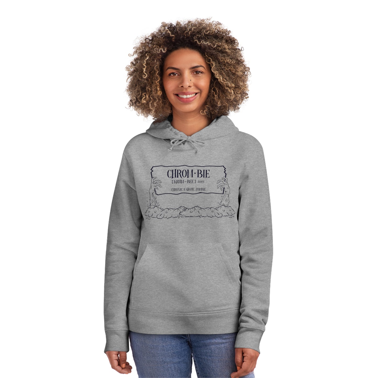 Chrombie, Unisex Organic Drummer Hoodie, Printed