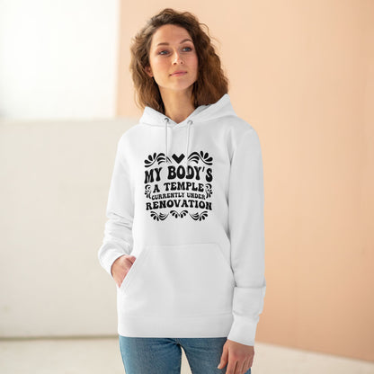 My Body's A Temple... in Pastel Aesthetic | Unisex Heavy Blend Organic Hoodie Sweatshirt