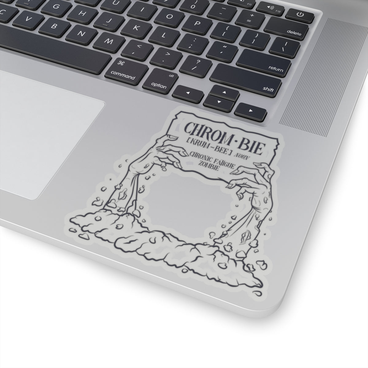 Chrombie, Sticker (Black)