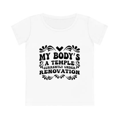 My Body's A Temple..., Women's Jazzer T-shirt (Light), Printed