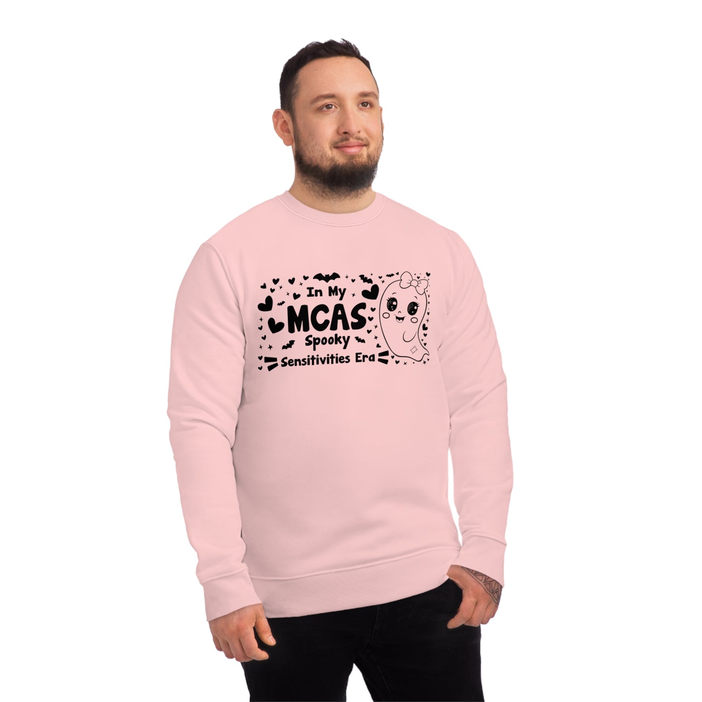 In My MCAS Spooky Sensitivities Era, Unisex Organic Sweatshirt, Printed