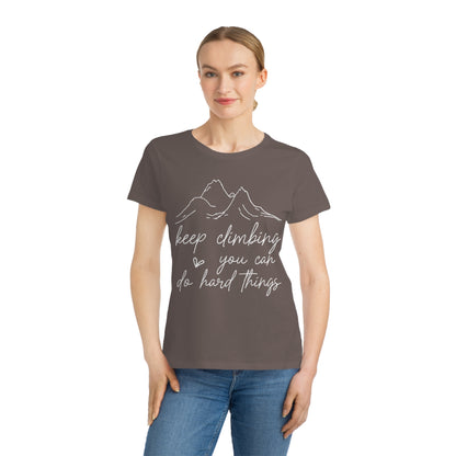 Keep Climbing, Organic Women's Classic T-Shirt, Printed